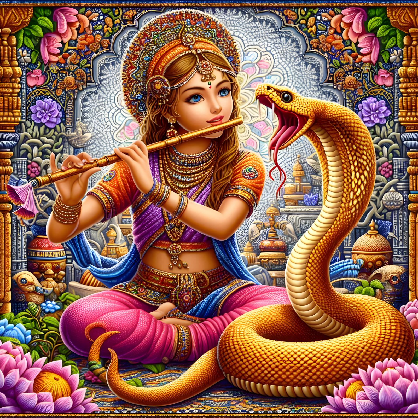 The Snake Charmer Girl