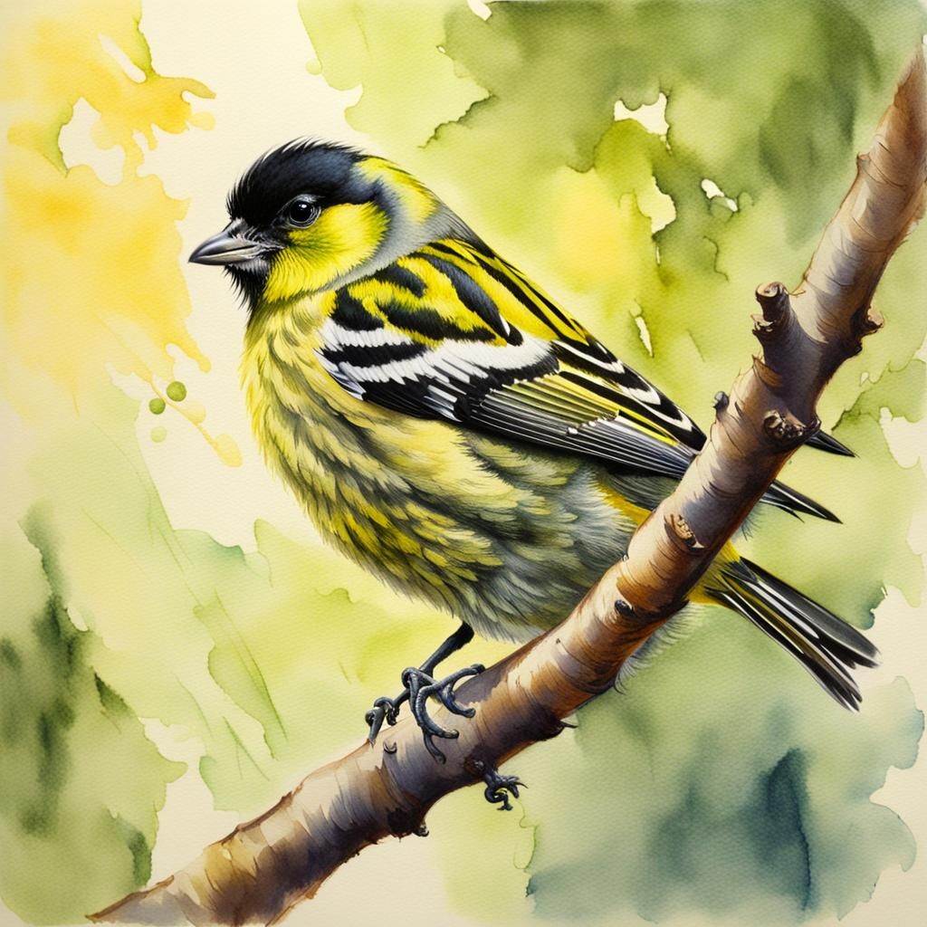 Siskin  by @louise