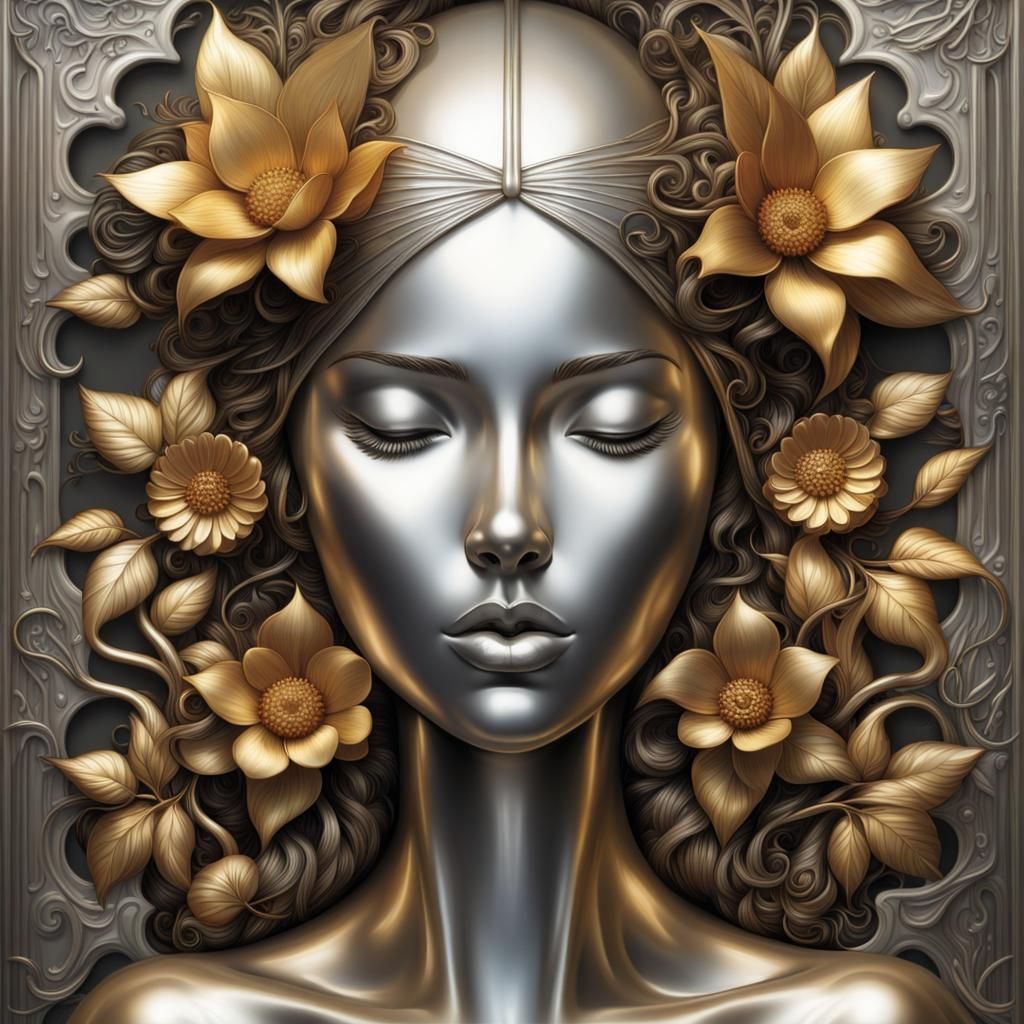 "Unique blend of nature's grace and the strength of metalwor...