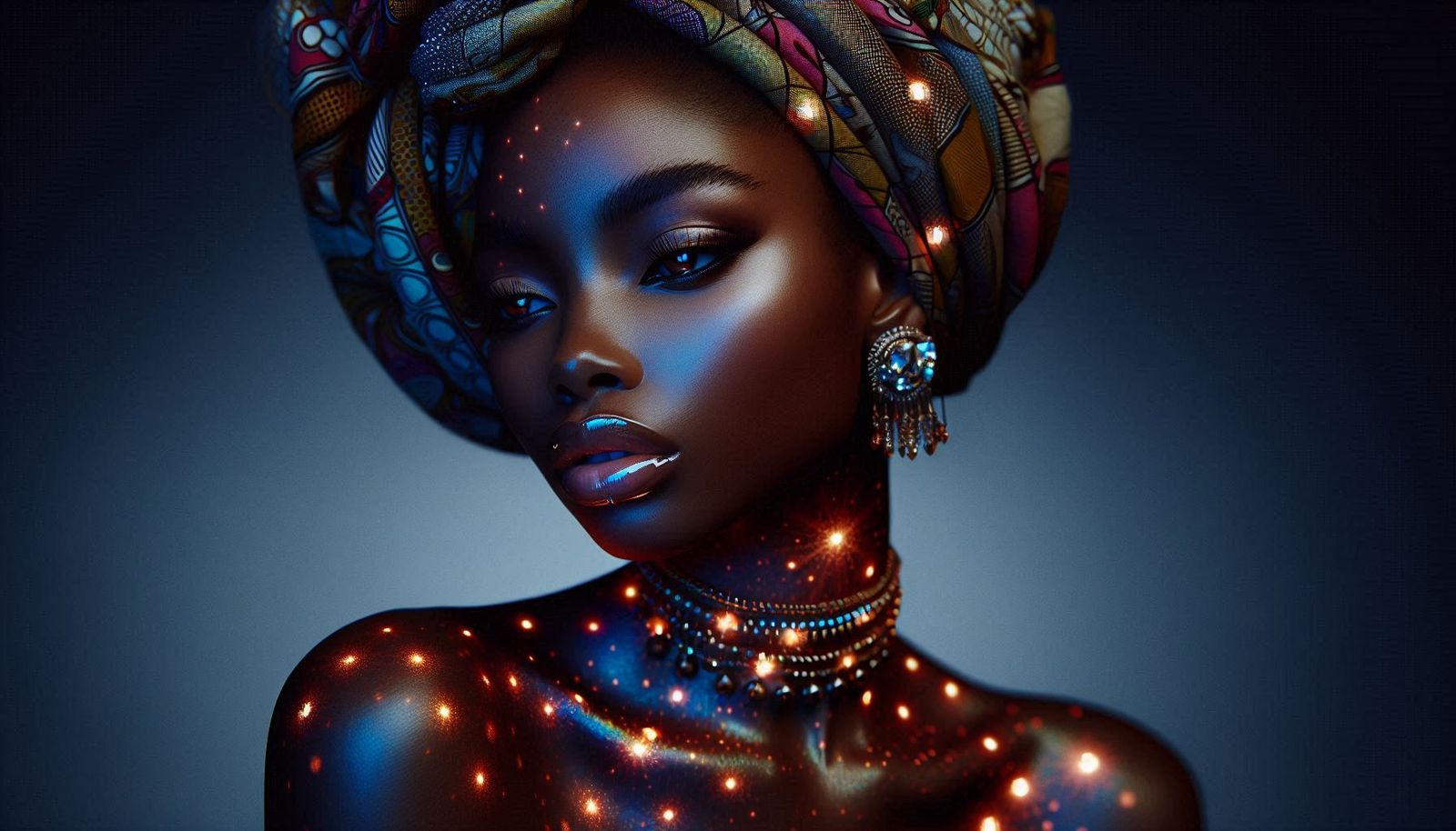 Portrait of an african beauty
