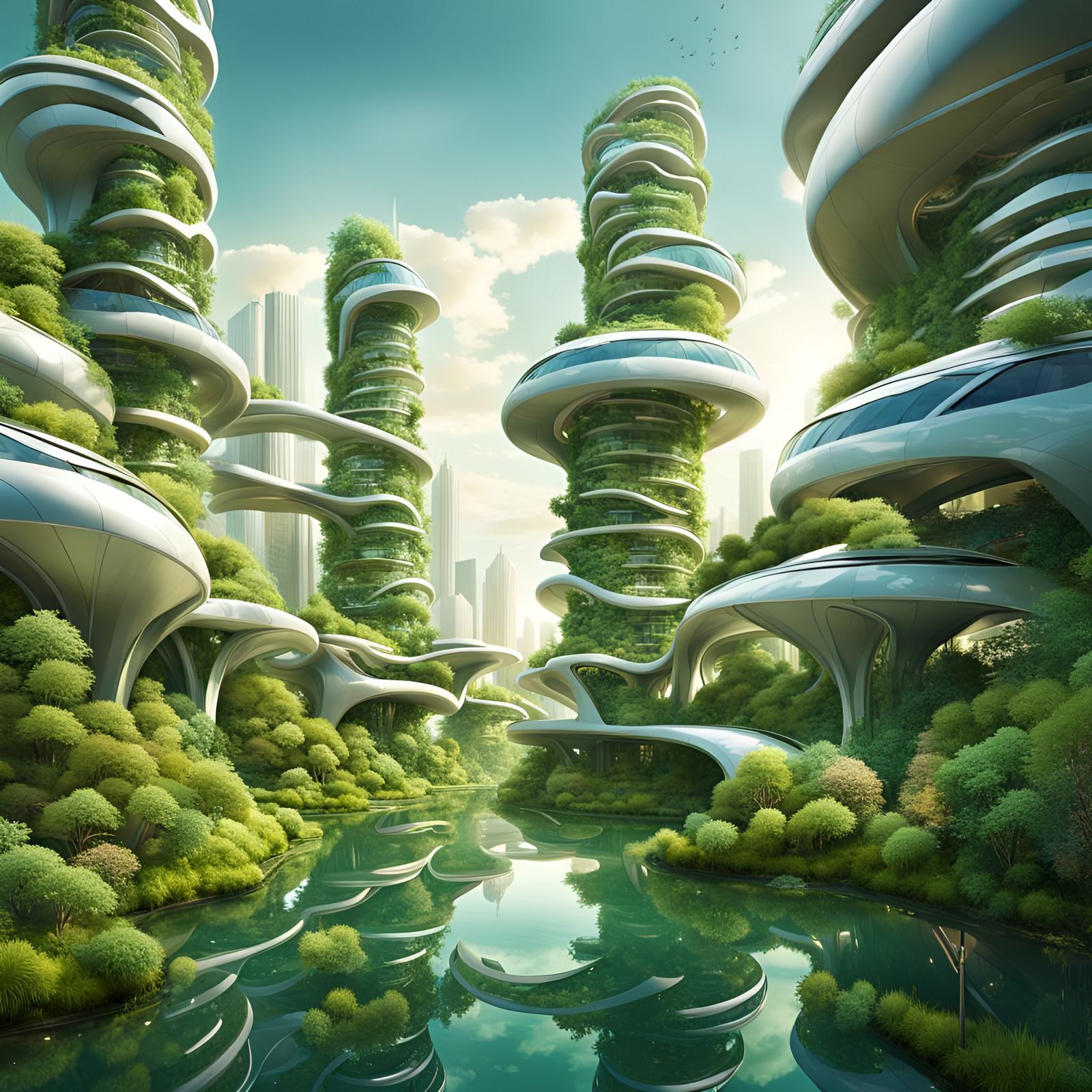 Utopian Cityscape, V8.0