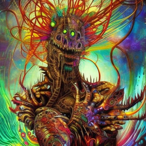 Psychedelic Creatures V Ai Generated Artwork Nightcafe Creator