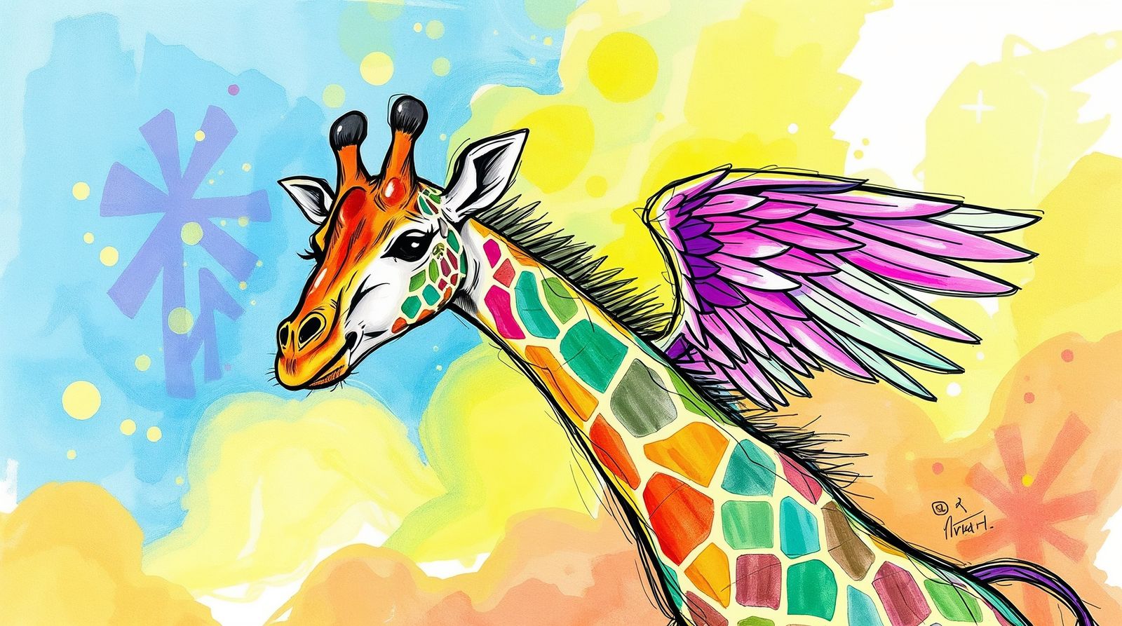 Giraffe Angel