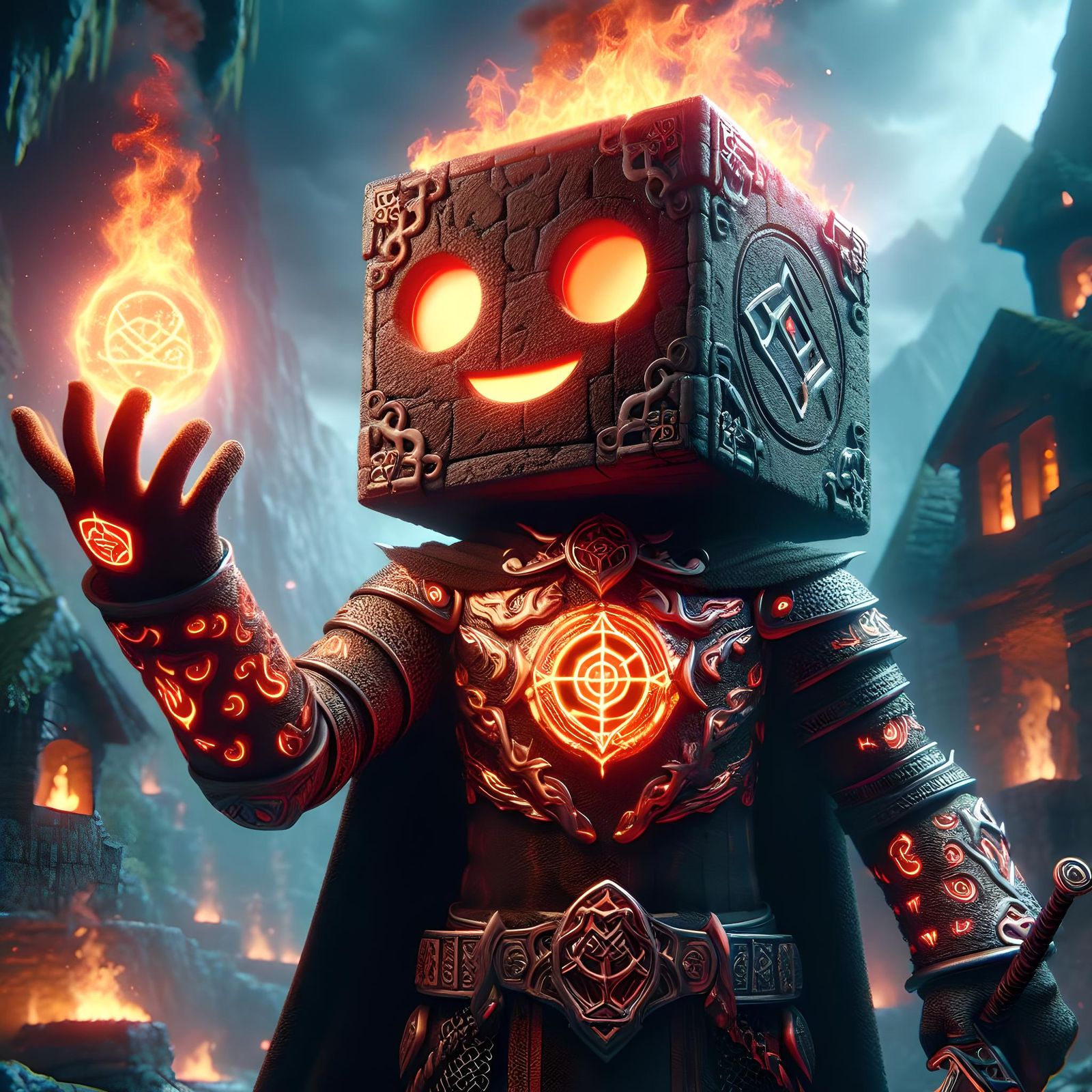 Fire Elemental - Blox