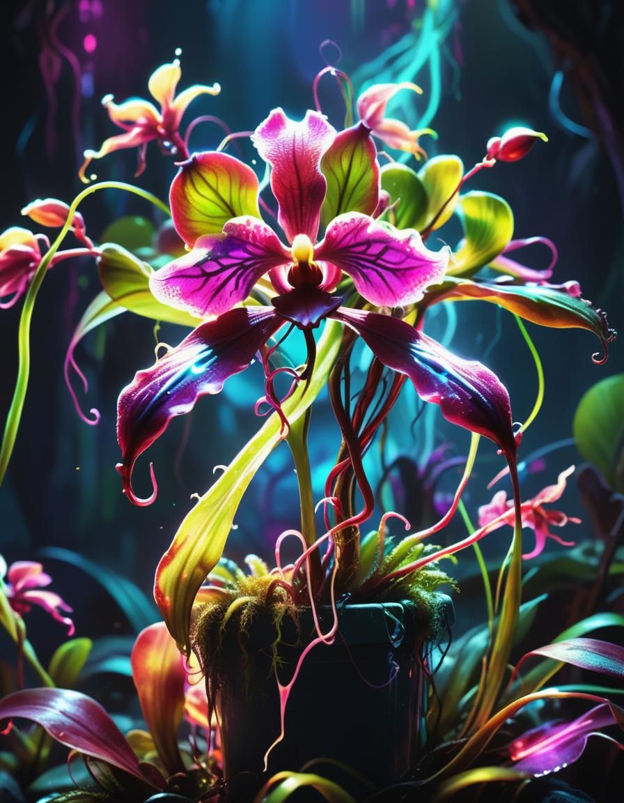 Cannibal Orchid Plant
