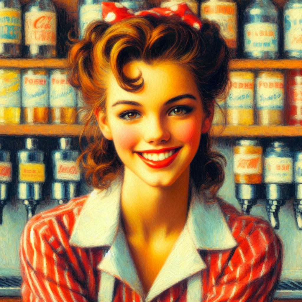 " ... hazel eyes and chestnut hair ..."