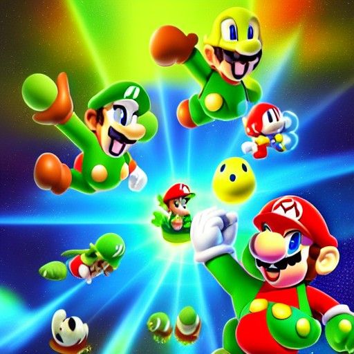 Turtle and super Mario