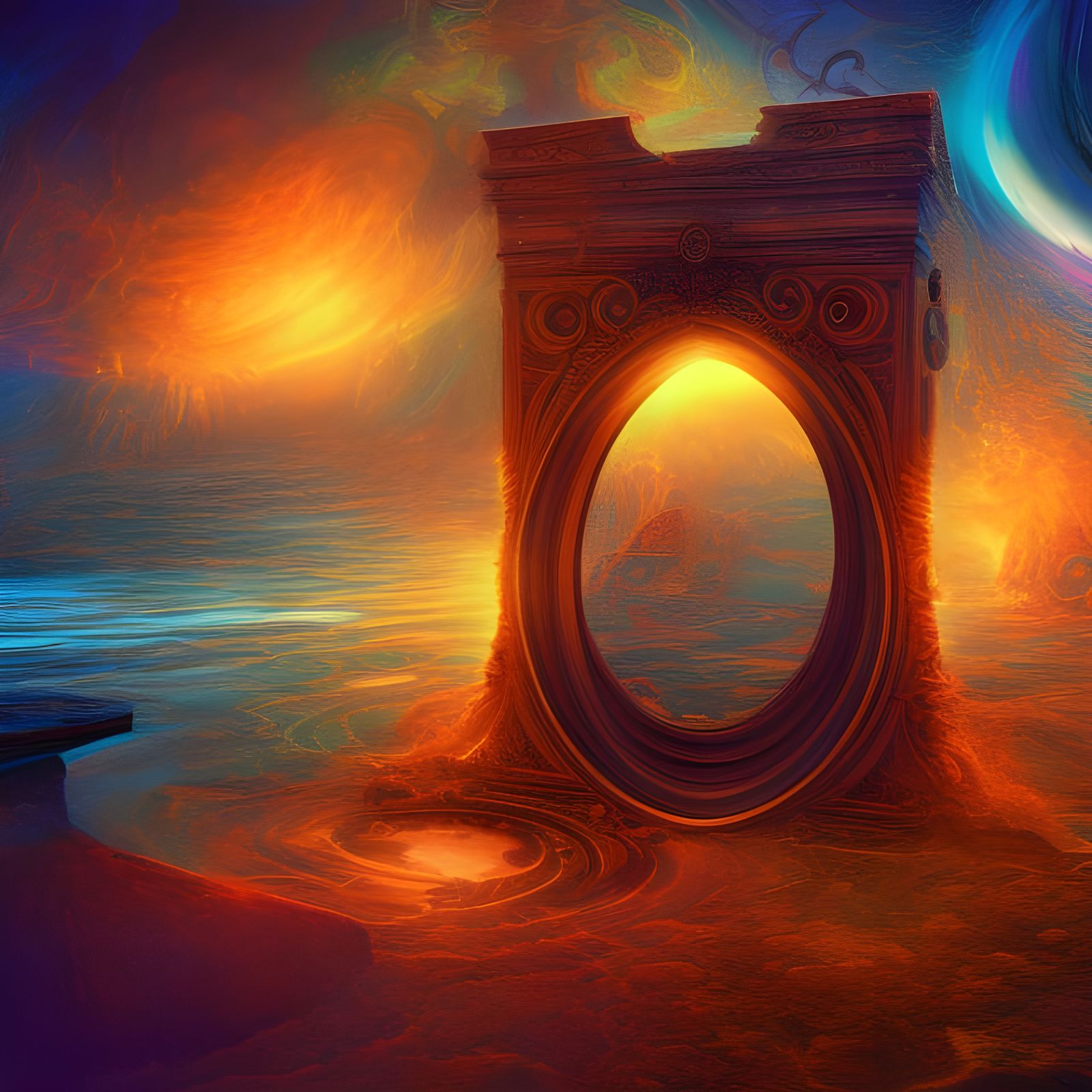 time travel portal in the center of the earth...no one know ...