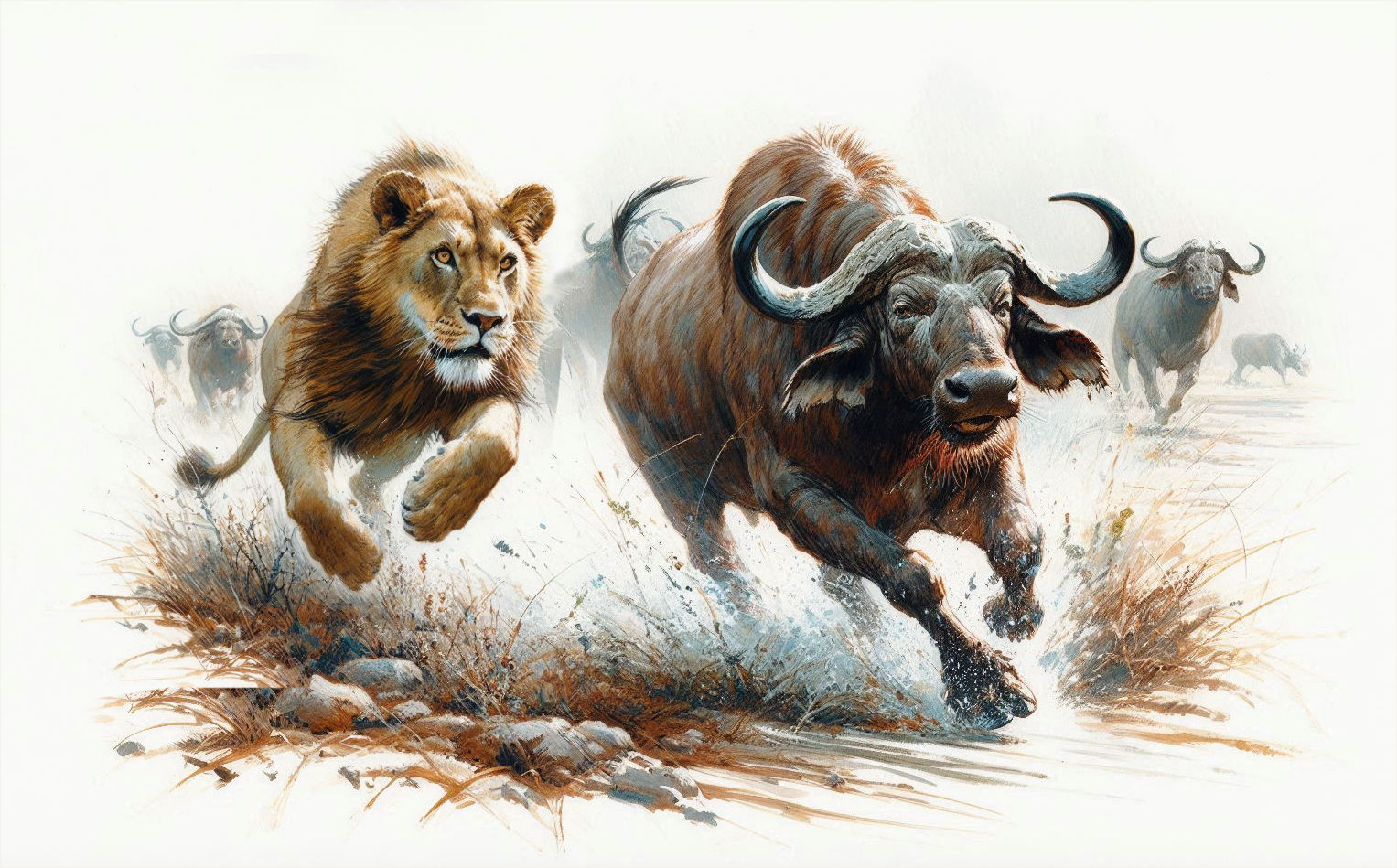 Chase to survive  by @Denlig