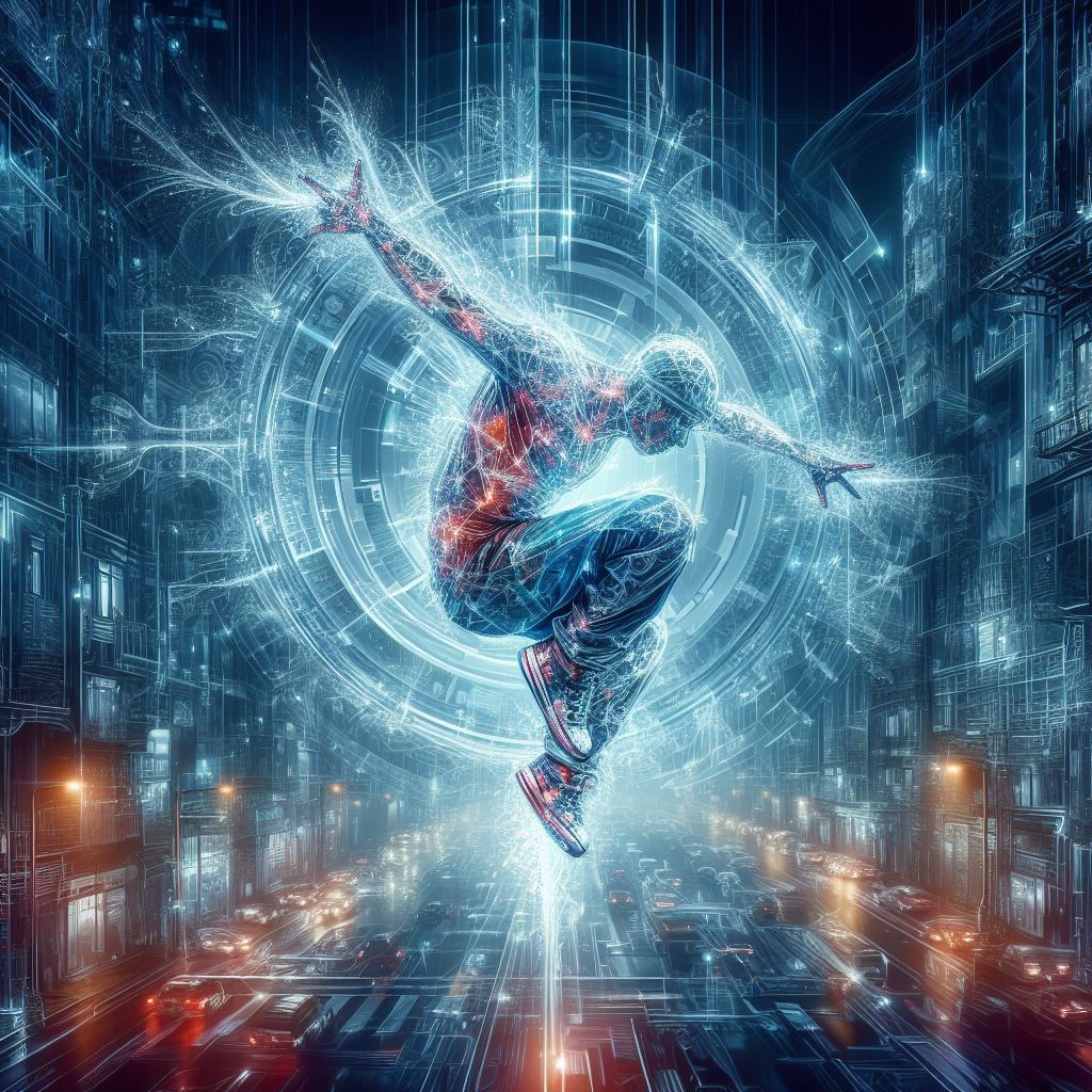 Holographic breakdancer 1.0