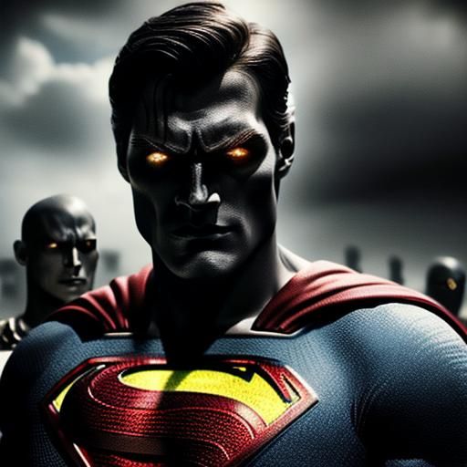 Superman is shadow people - AI Generated Artwork - NightCafe Creator