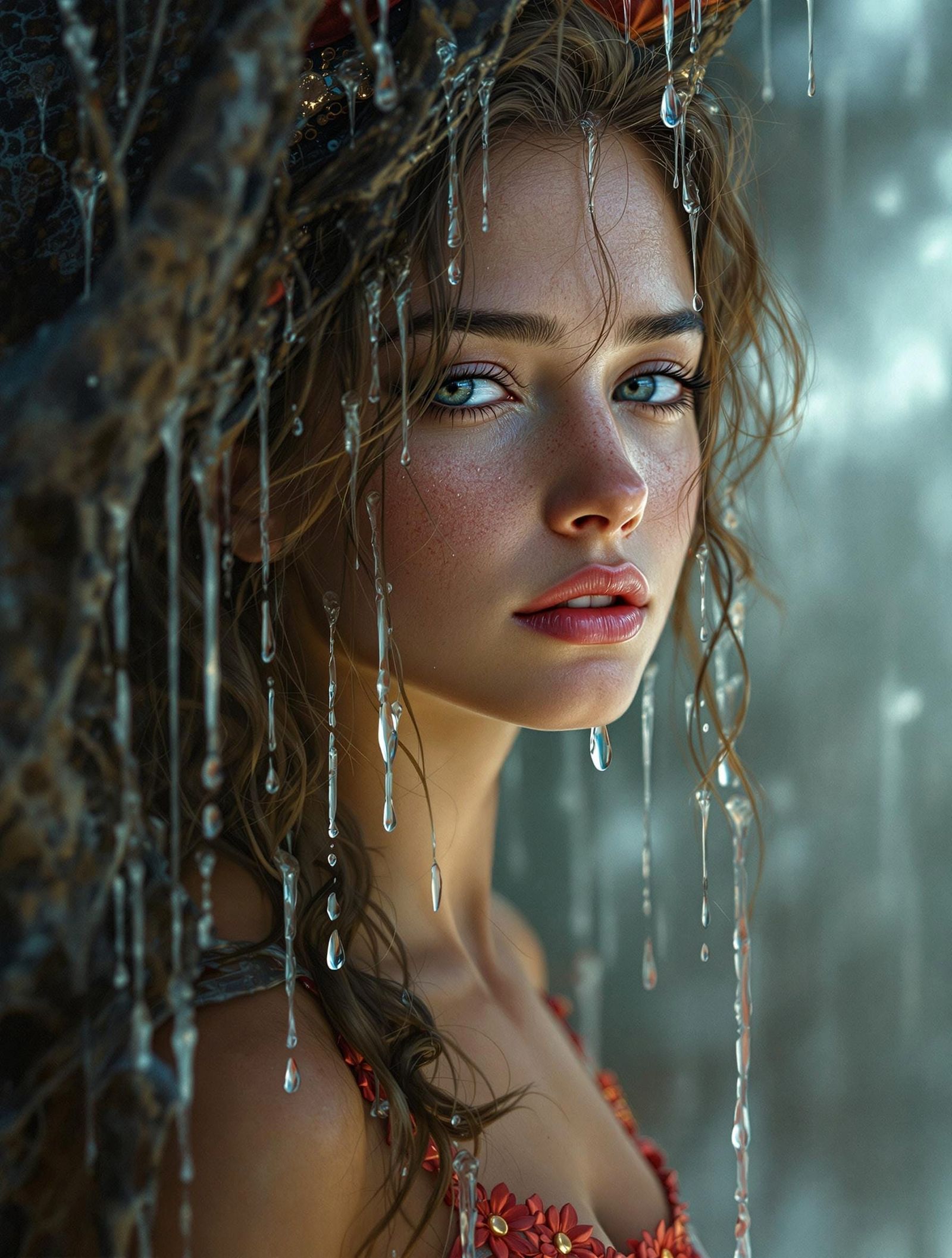 Unstoppable tears keep falling down