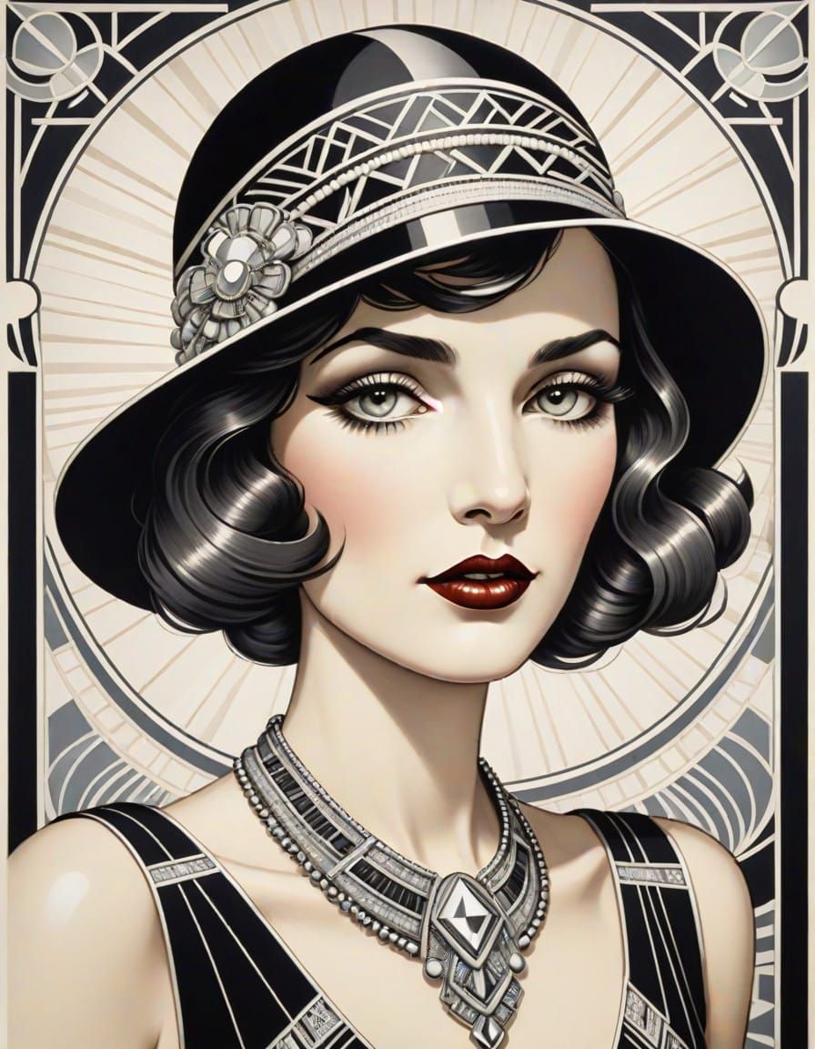 A 1920s beauty  by @Isa Sowelu