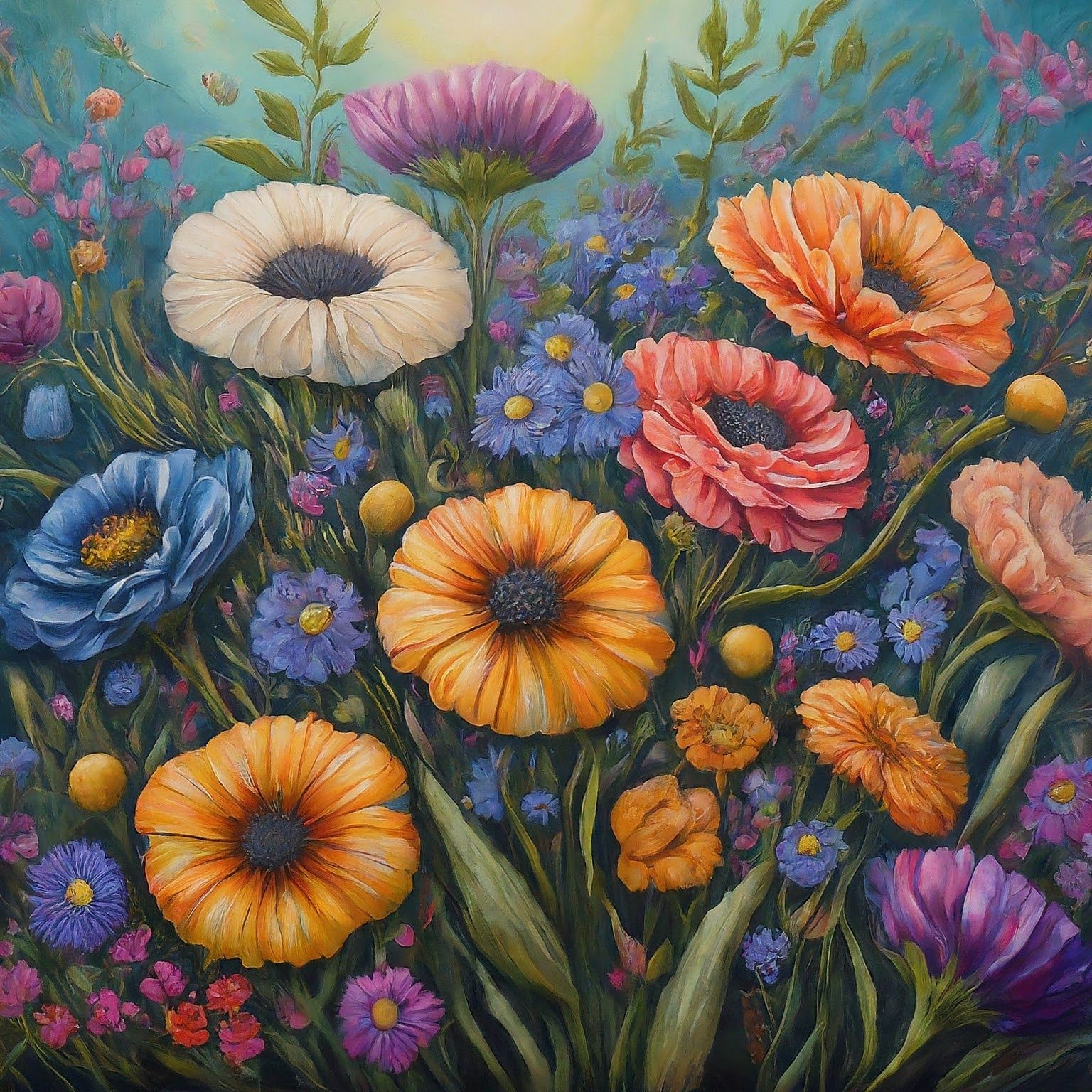 Moonlight Wildflowers