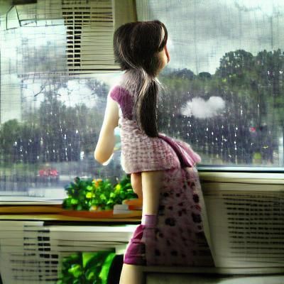 She looked out the window and sighed. What a nice day it was...