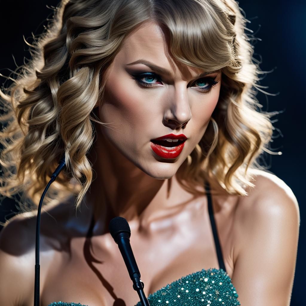 Taylor Swift portrait (series) - AI Generated Artwork - NightCafe Creator