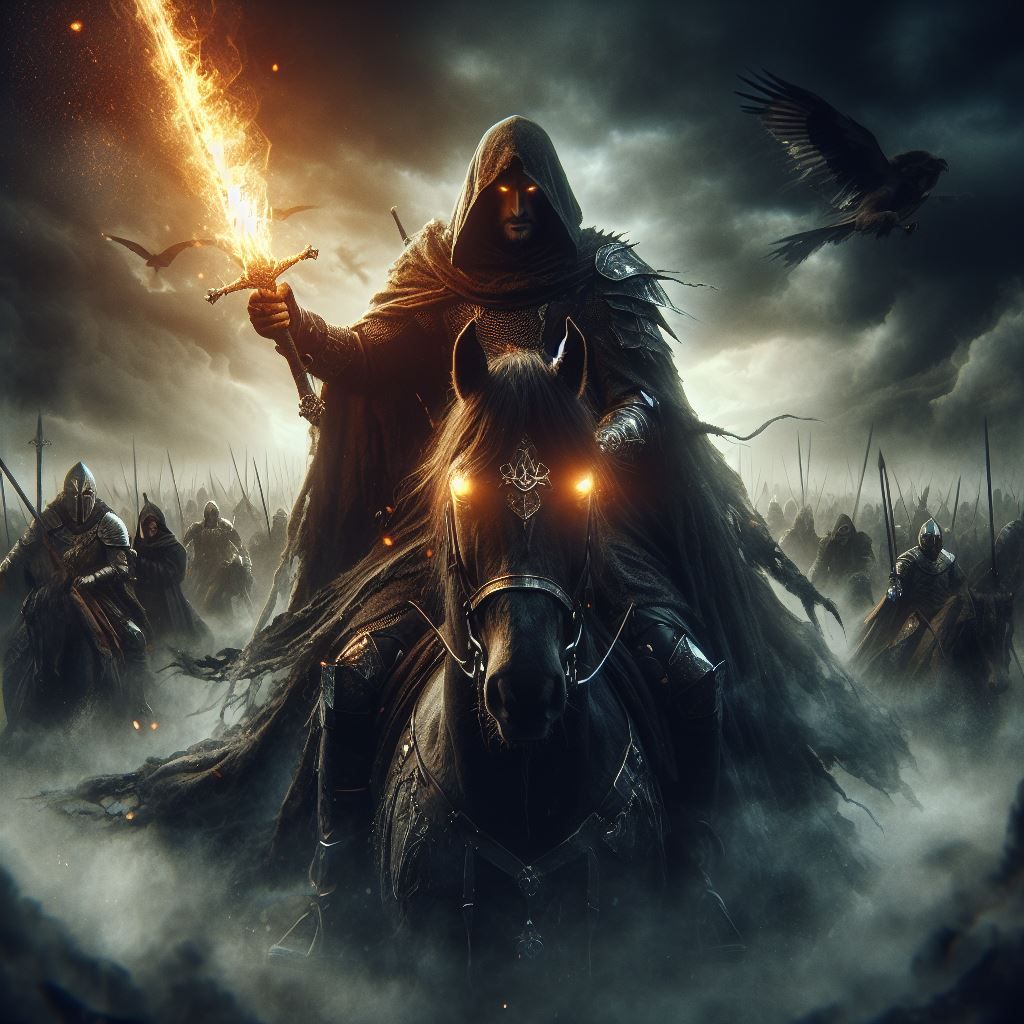 THE MYSTERIOUS KNIGHT AND HIS ARMY