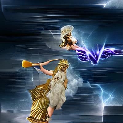 goddess athena vs God Zeus