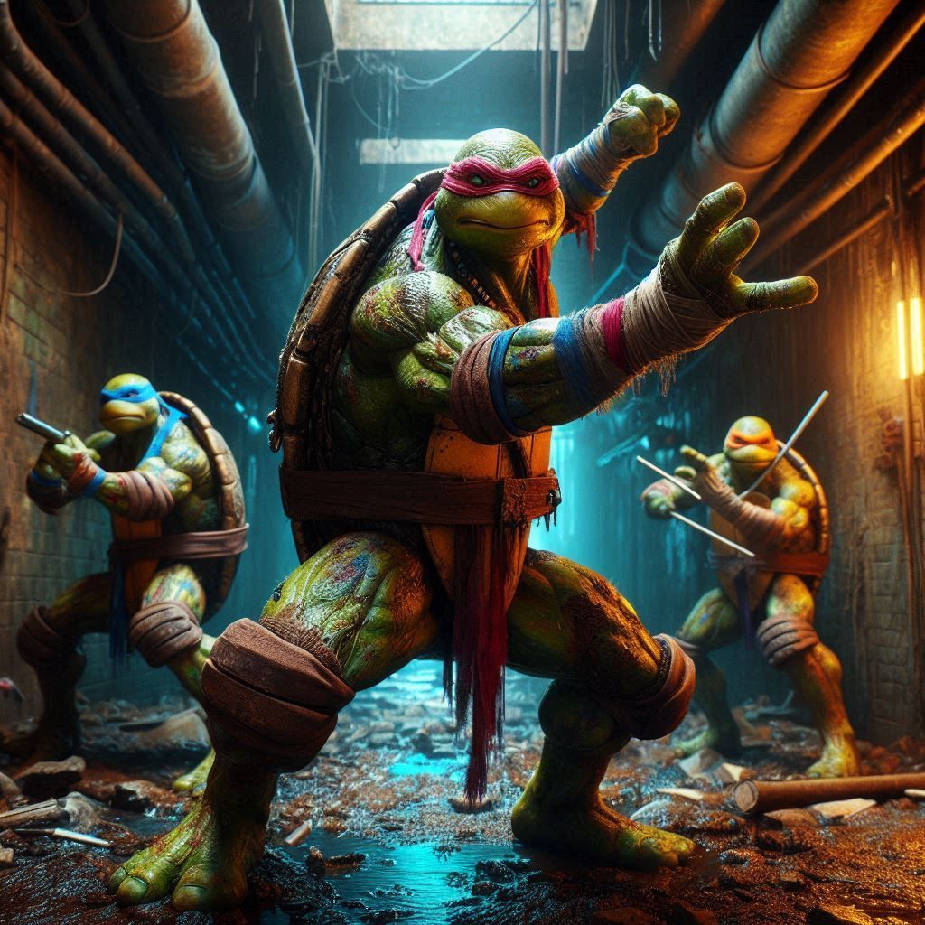 Trashpunk Ninja turtles