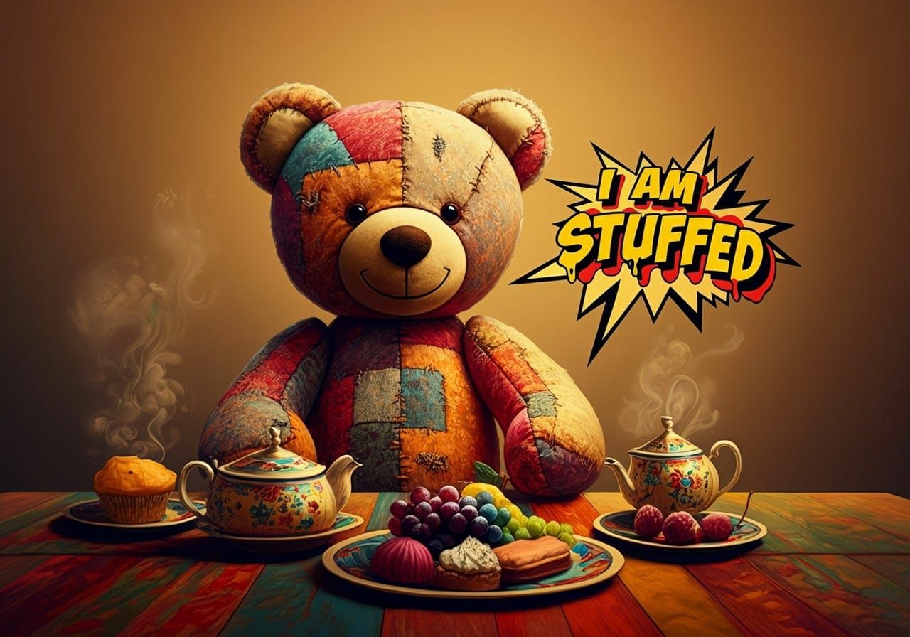I AM STUFFED  by @rallyman