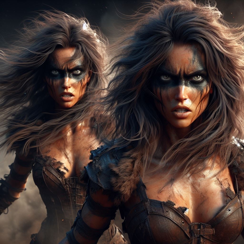 World in "Mad Max" style