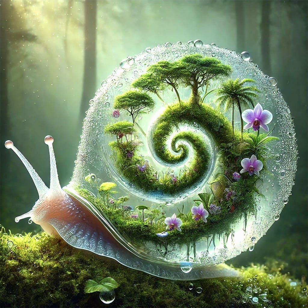 Rainforest Snail | a world within