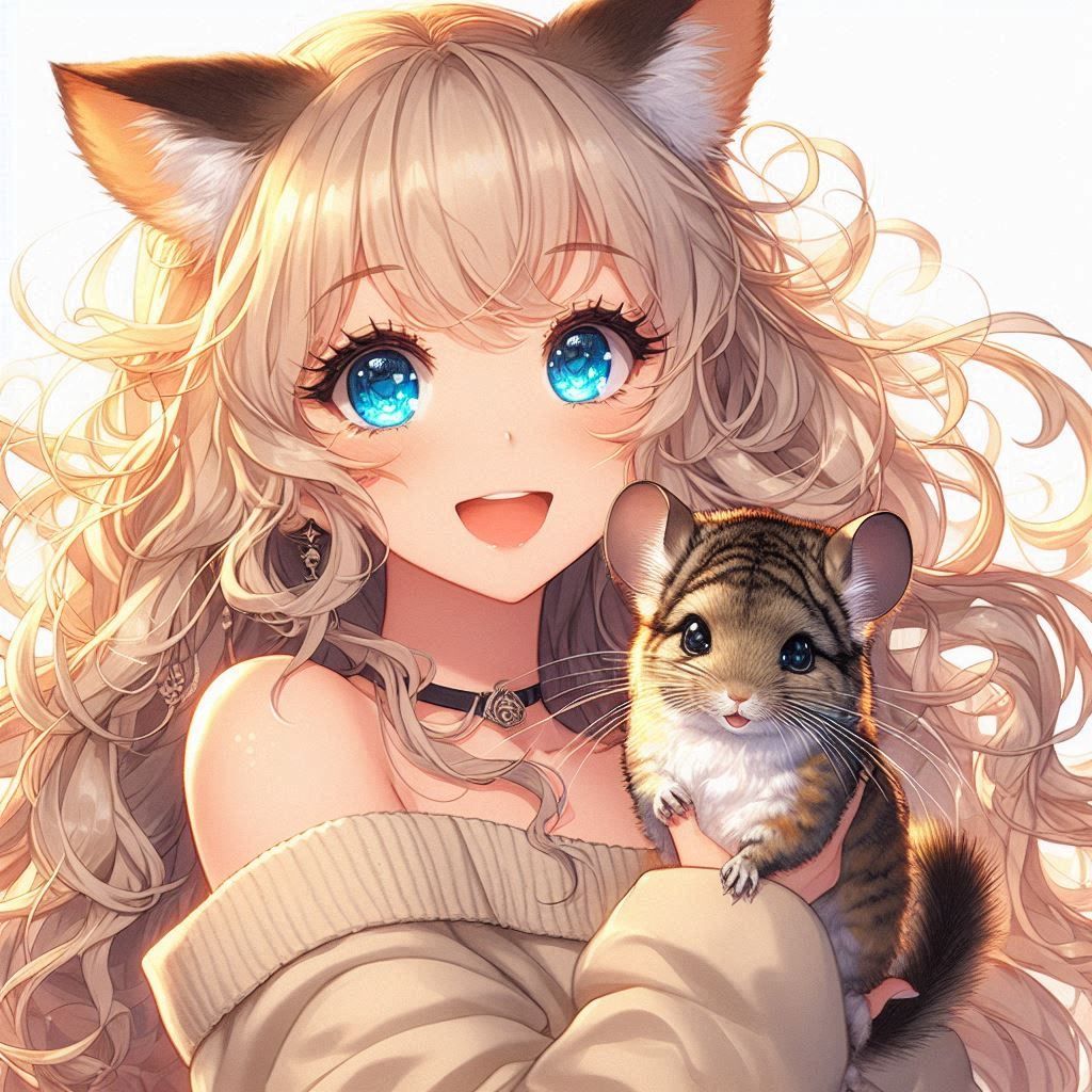 Chinchilla love 💕😍