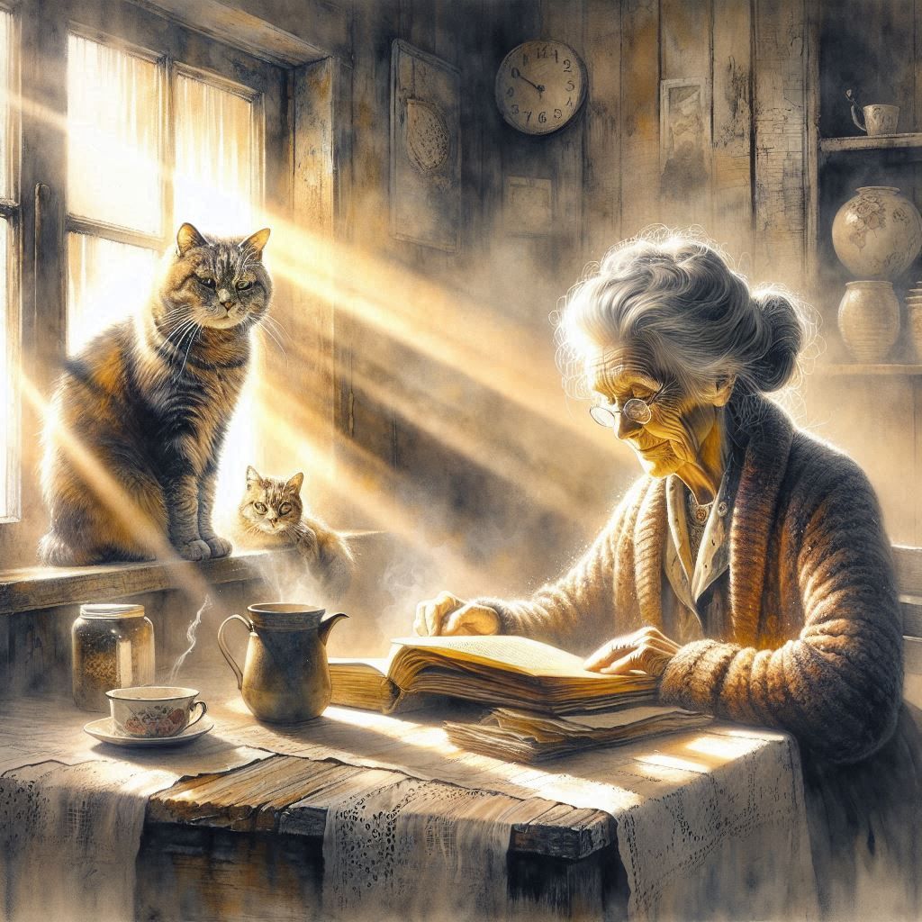 Reading by the sunlight