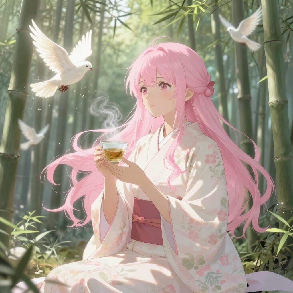 A drink with doves  by @The_stargazer