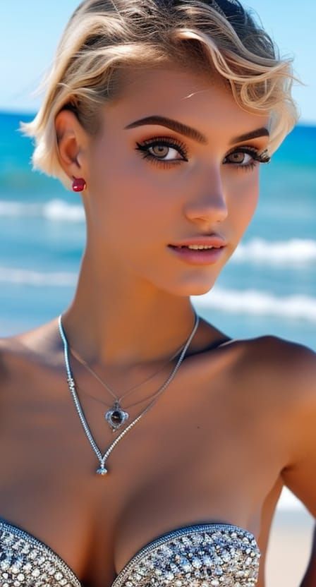 Fatal beauty on the beach