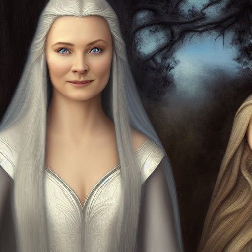 Lady Galadriel Ai Generated Artwork Nightcafe Creator 3465