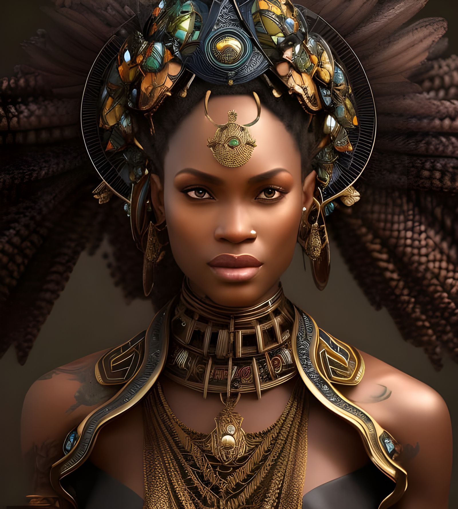 African Queen - AI Generated Artwork - NightCafe Creator