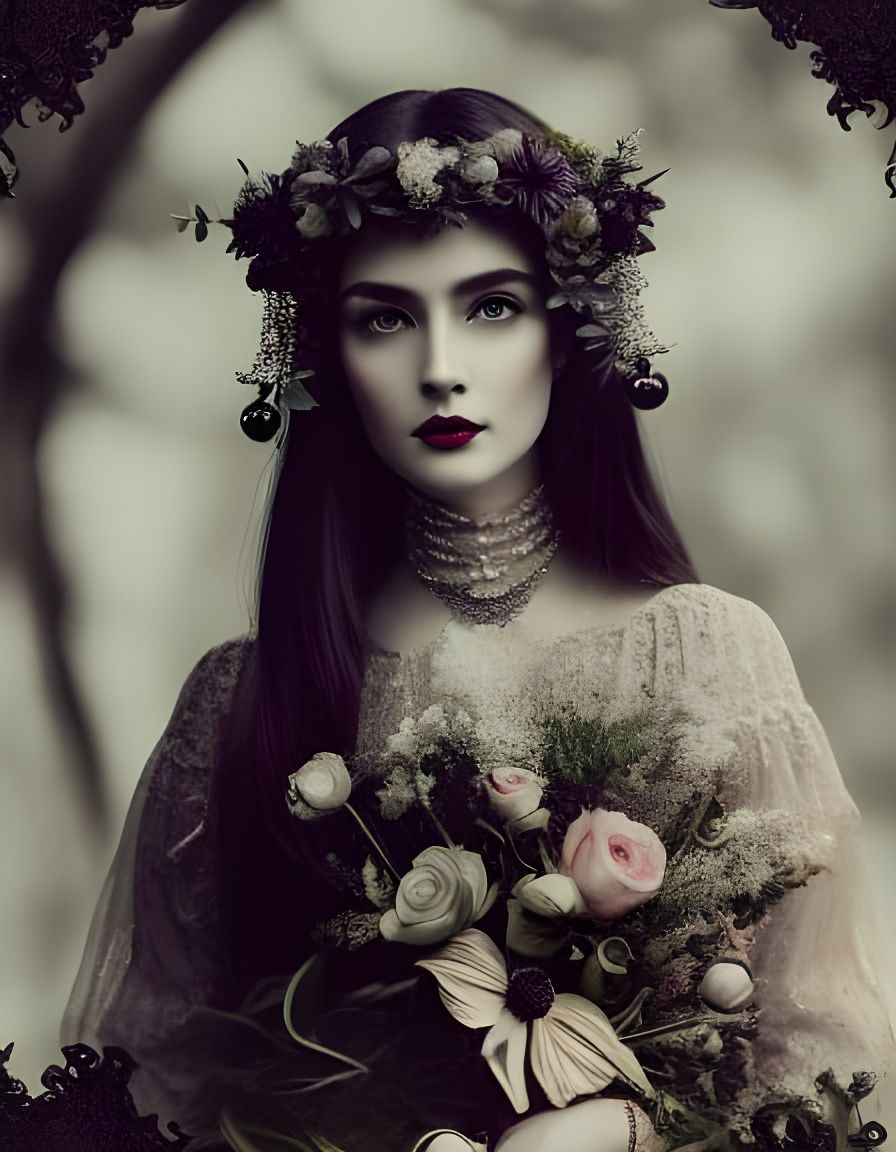 Vintage lady - AI Generated Artwork - NightCafe Creator