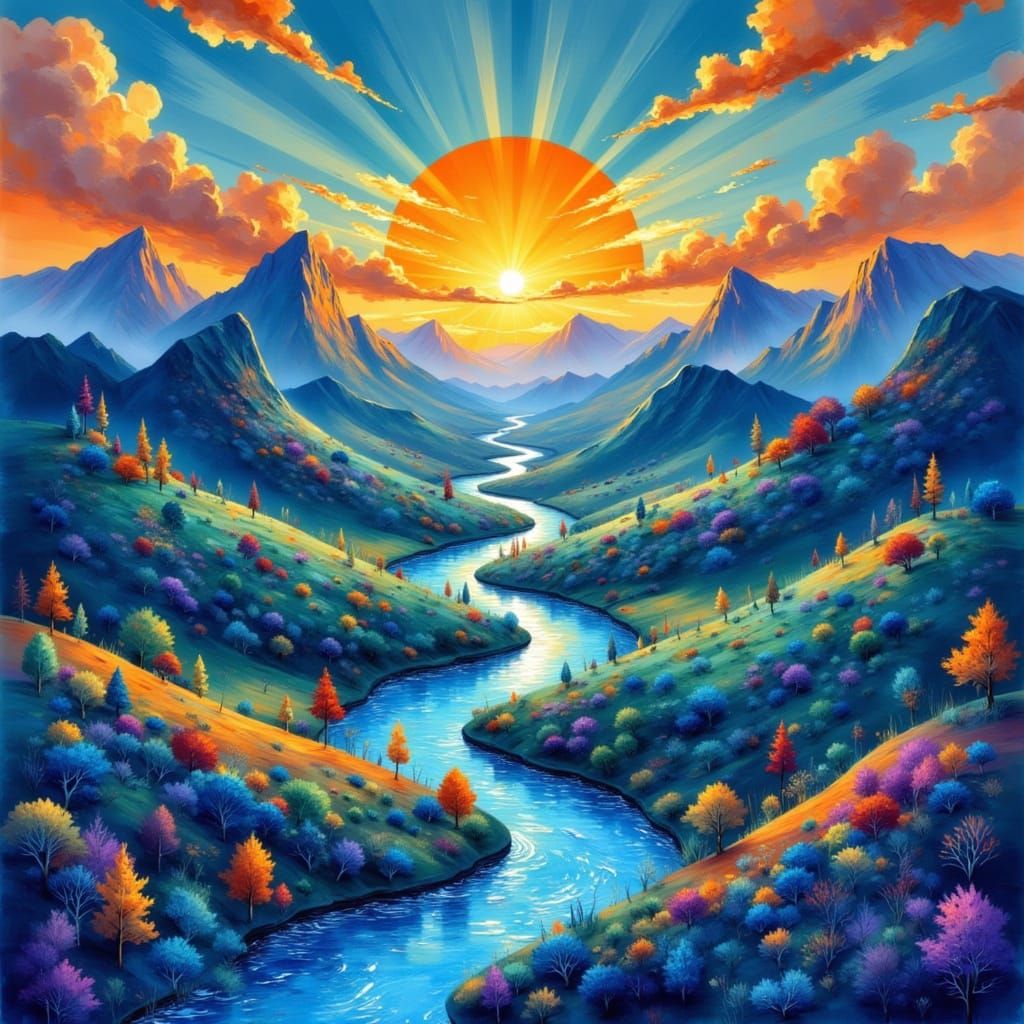 A hobbit hole opens up in a witches magic room, leading to a dark, yet enchantingly beautiful forest, moonlight, magic, dreamy, masterpiece,...