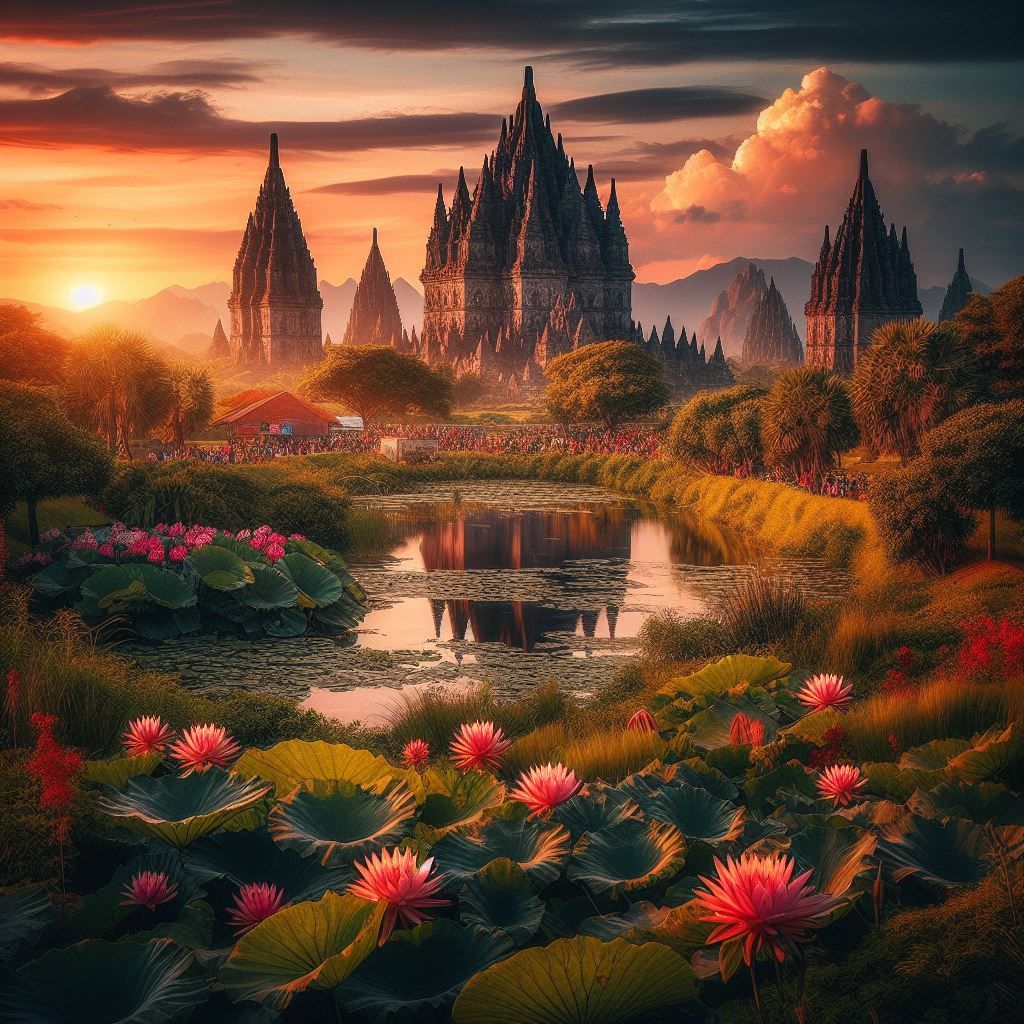 Candi Prambanan Java Indonesia