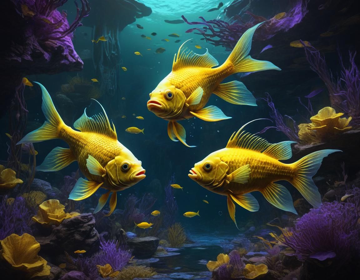 Yellow fishes