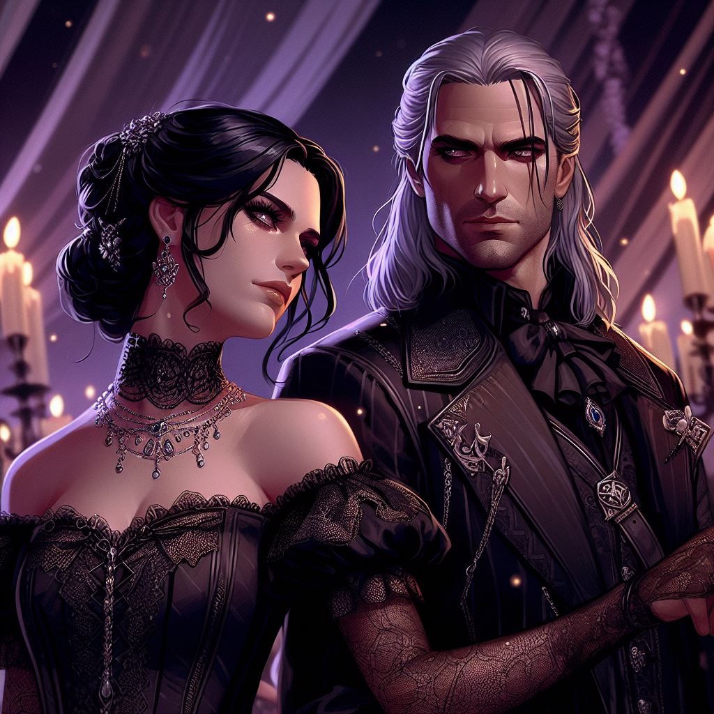 Geralt and Jennifer at Aretuza's Evening Affair