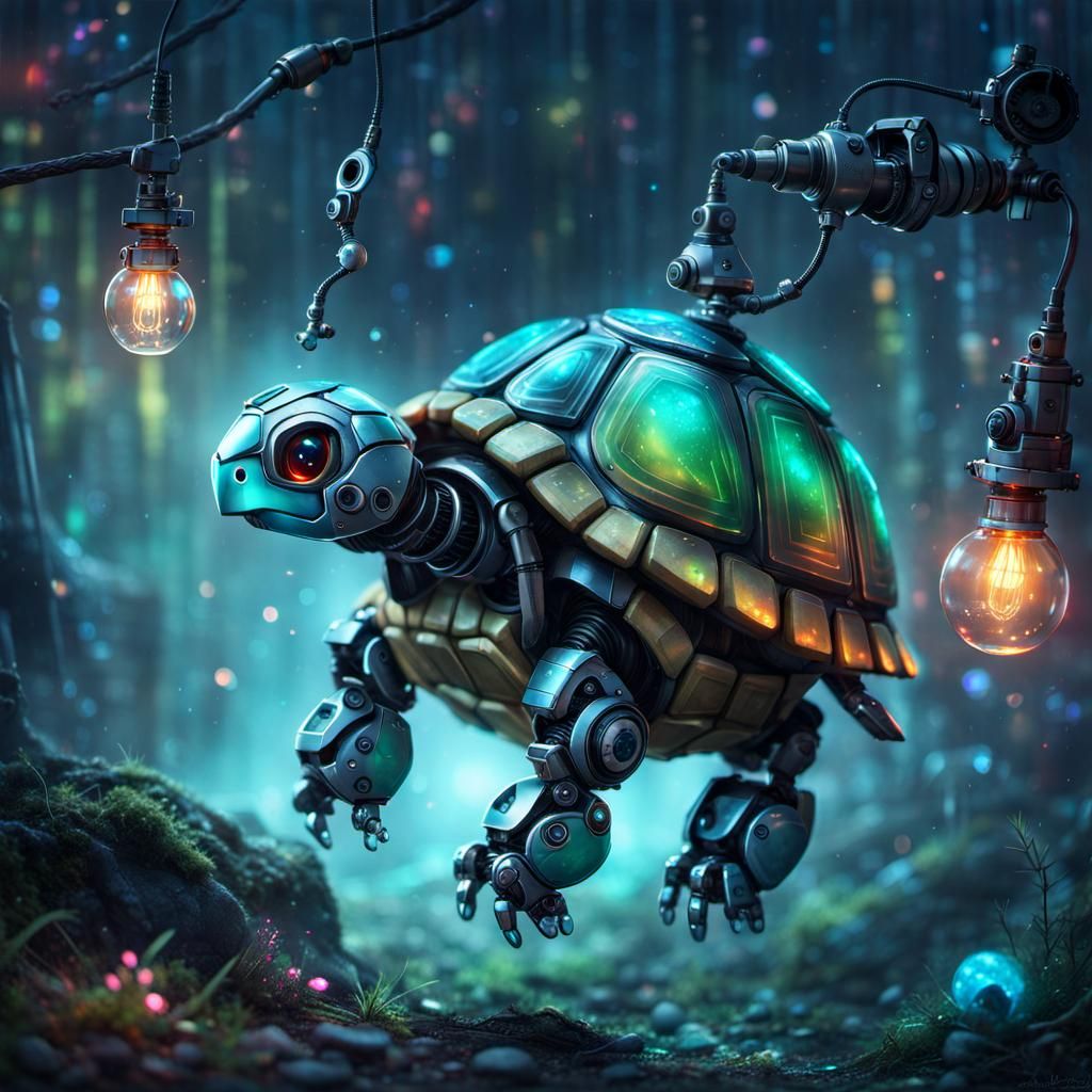 Robotic Turtle  by @Kooky_Christy