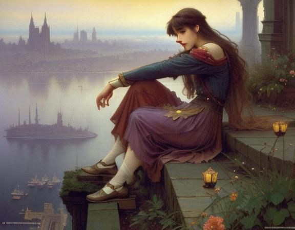 The fog comes on little feet. It sits looking over harbor and city on silent haunches and then moves on