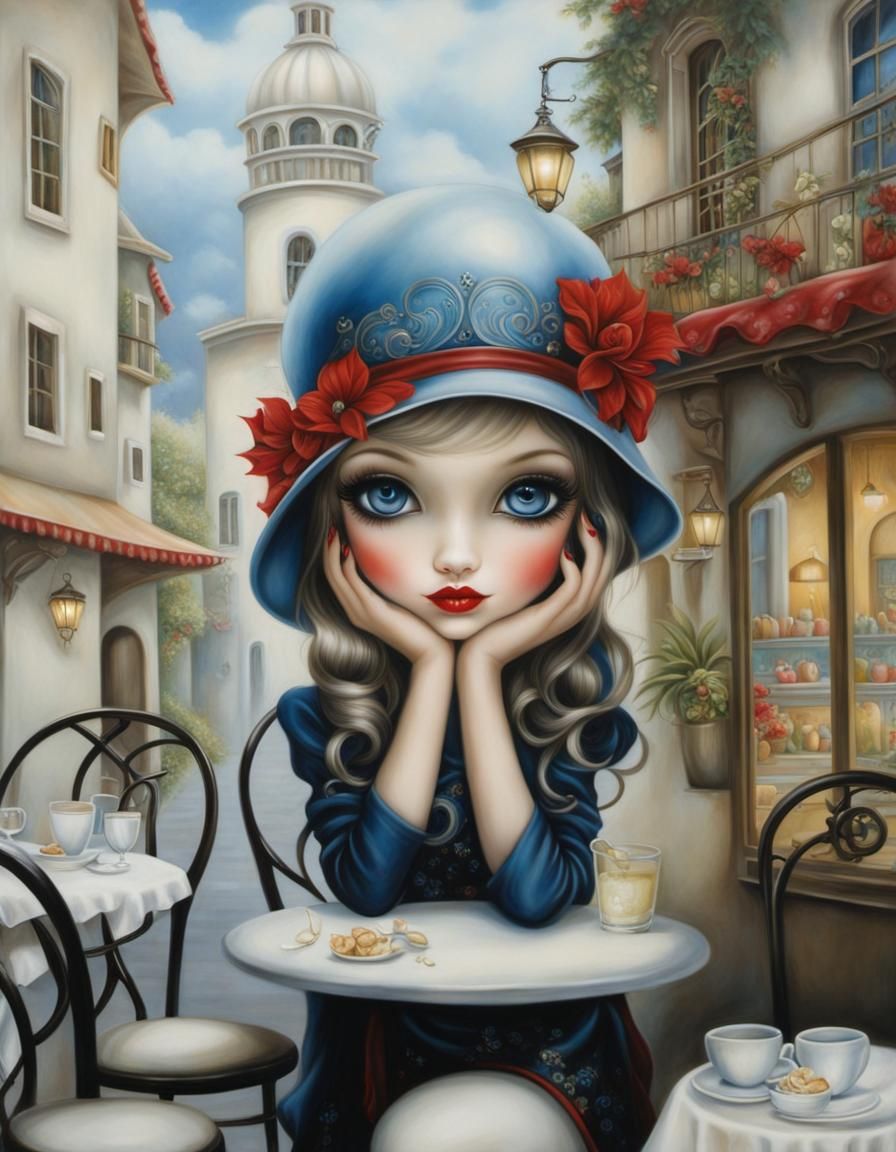 Image: Meeting in the café.   /2