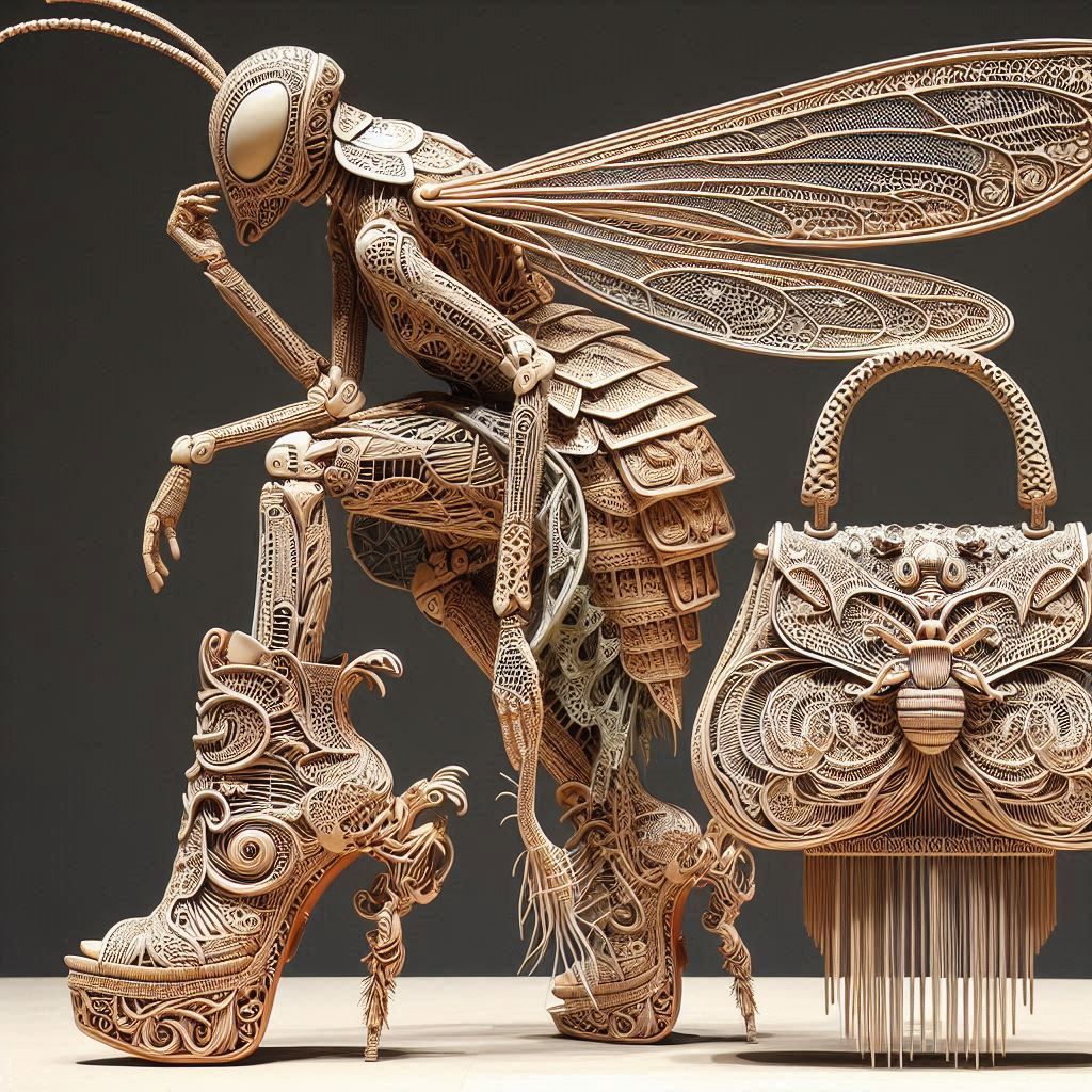 Insectoid lace lacquer