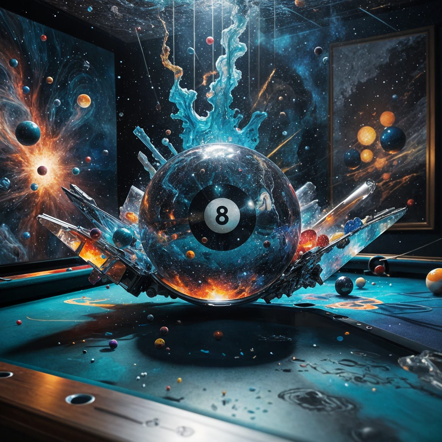 How lucky are you at pool table ?  by @Dreamer in Hell