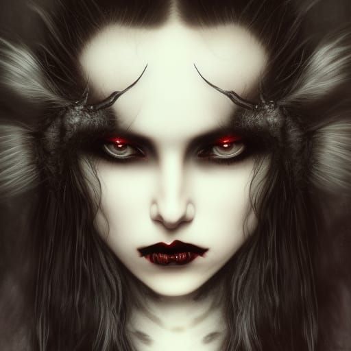 female dracula - AI Generated Artwork - NightCafe Creator