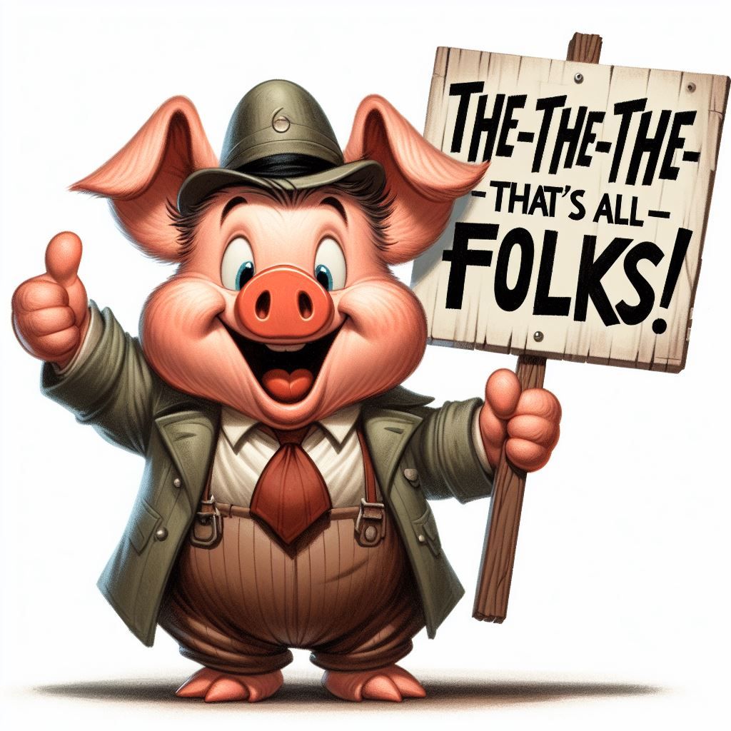 "The-The-The-That's All Folks!"