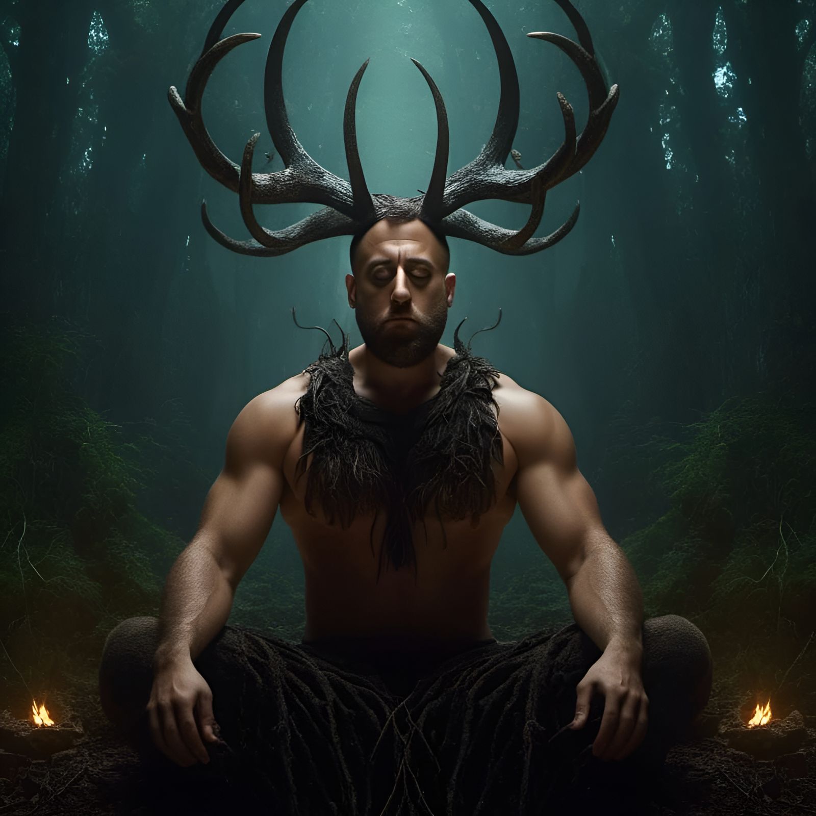 Cernunnos - AI Generated Artwork - NightCafe Creator