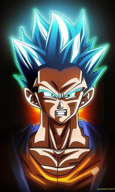 Veggeta dragon ball z, cyberpunk 2099 blade runner 2049 neon