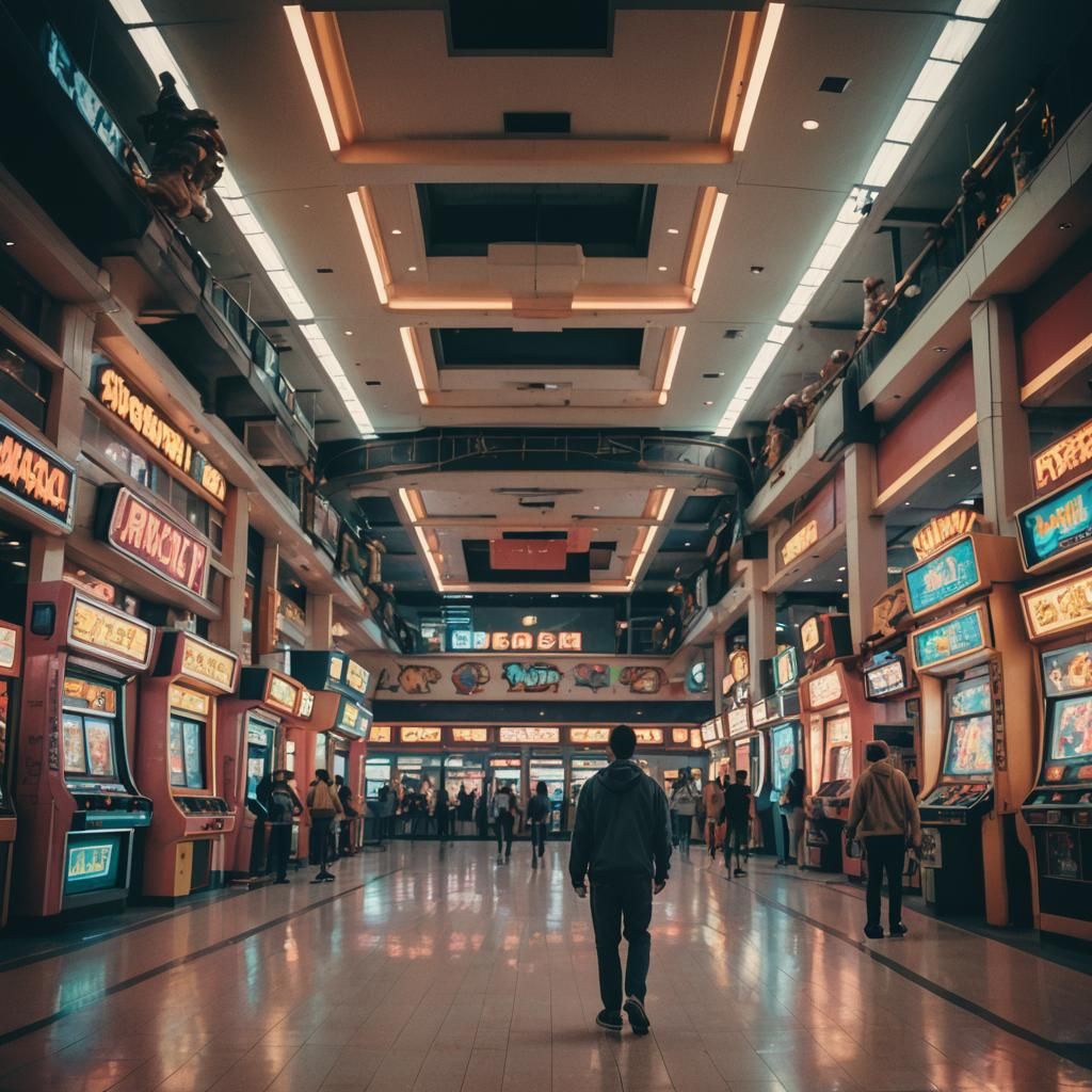 Pretending, I'm not I, feeling nostalogia for 90s mall archi...