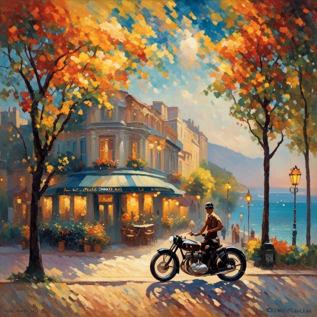 Cafe racer <lora:Gatsby:1.0> 