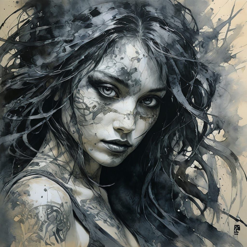 Nitram Charcoal Portrait  by @xtough 