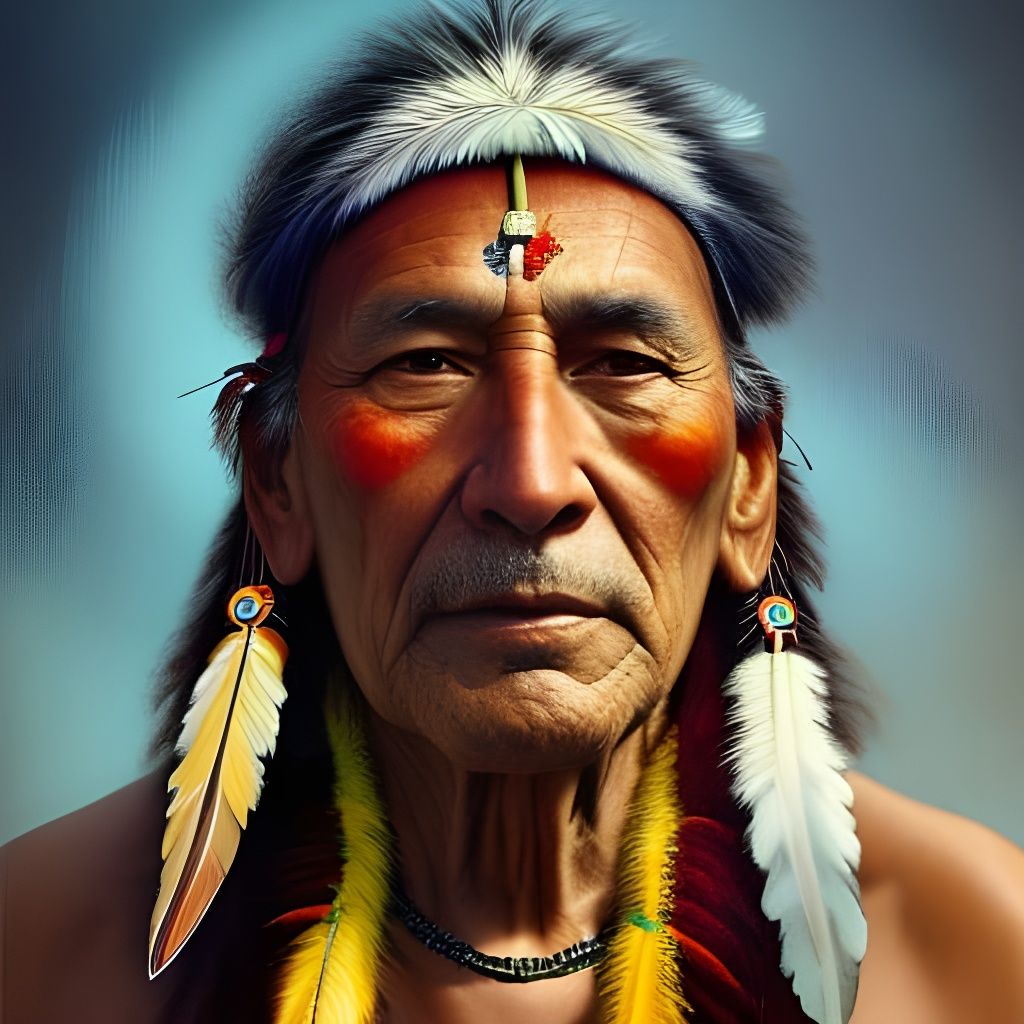 Native American Indian - AI Generated Artwork - NightCafe Creator